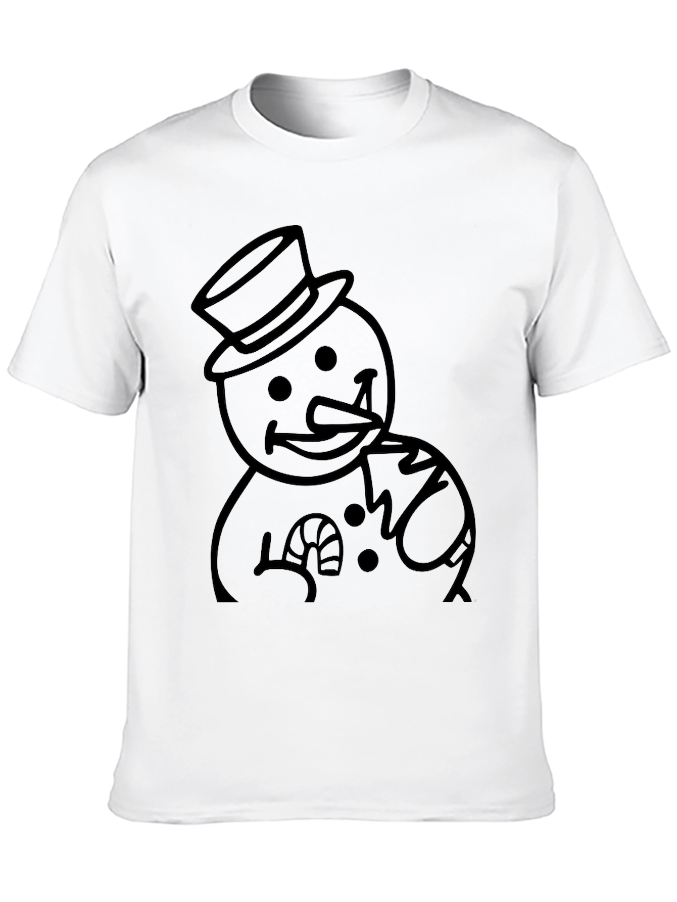 Snowman Graphic Tee - Holiday Cheer