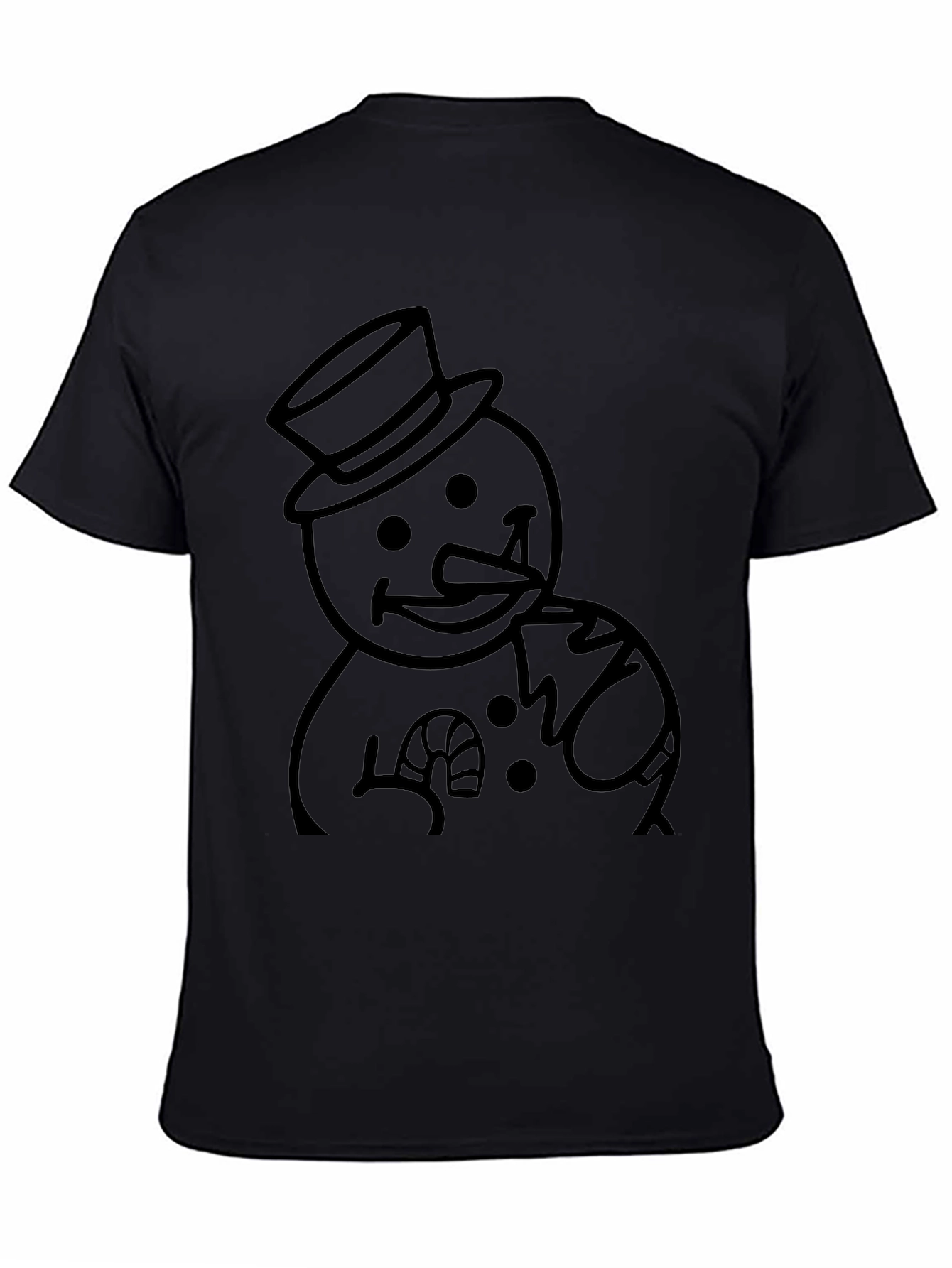 Snowman Graphic Tee - Holiday Cheer