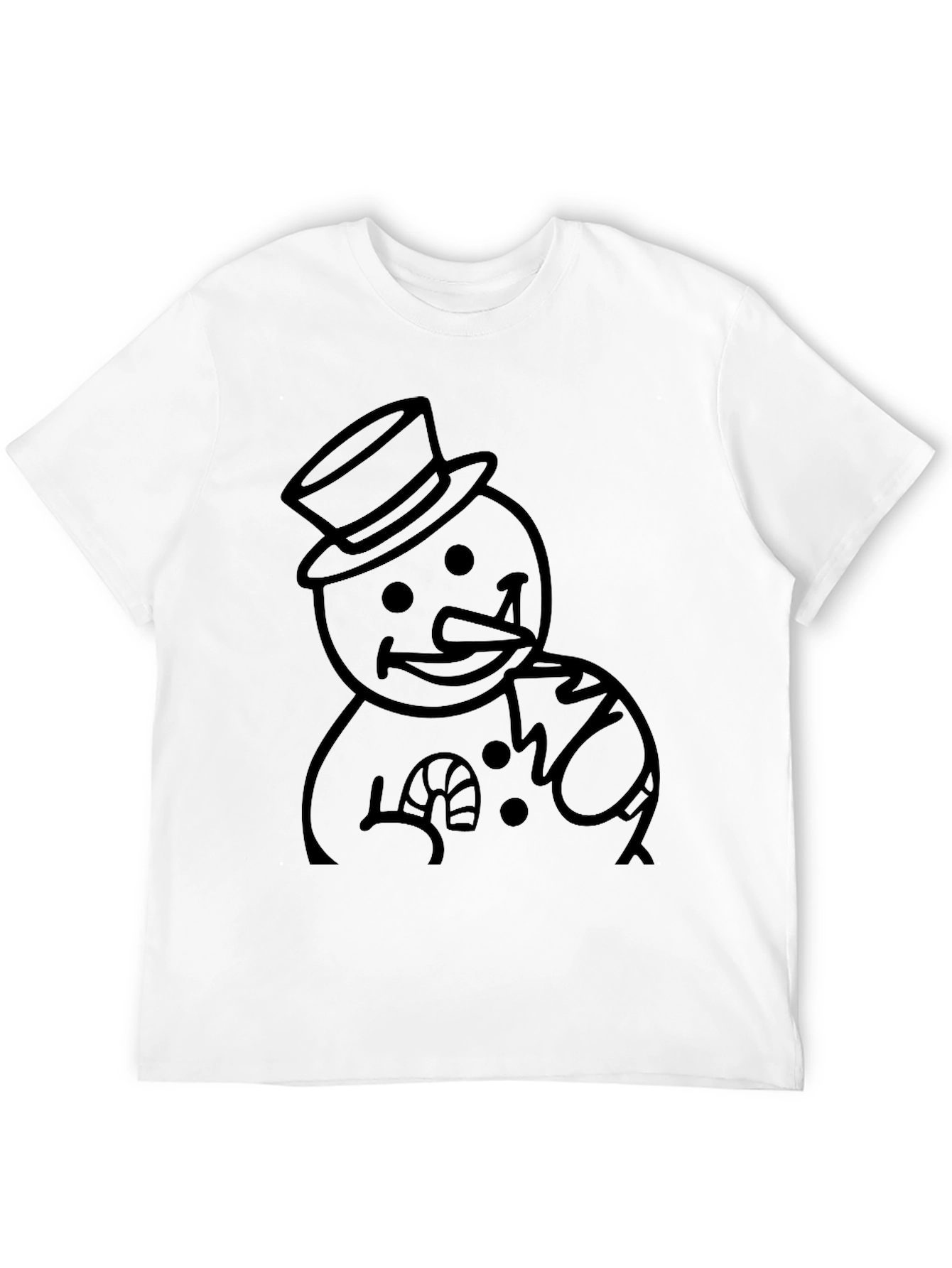 Snowman Graphic Tee - Holiday Cheer