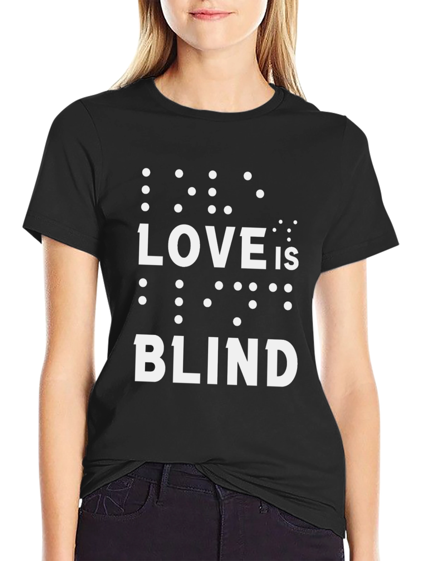 Love is Blind T-Shirt - Braille Graphic Tee