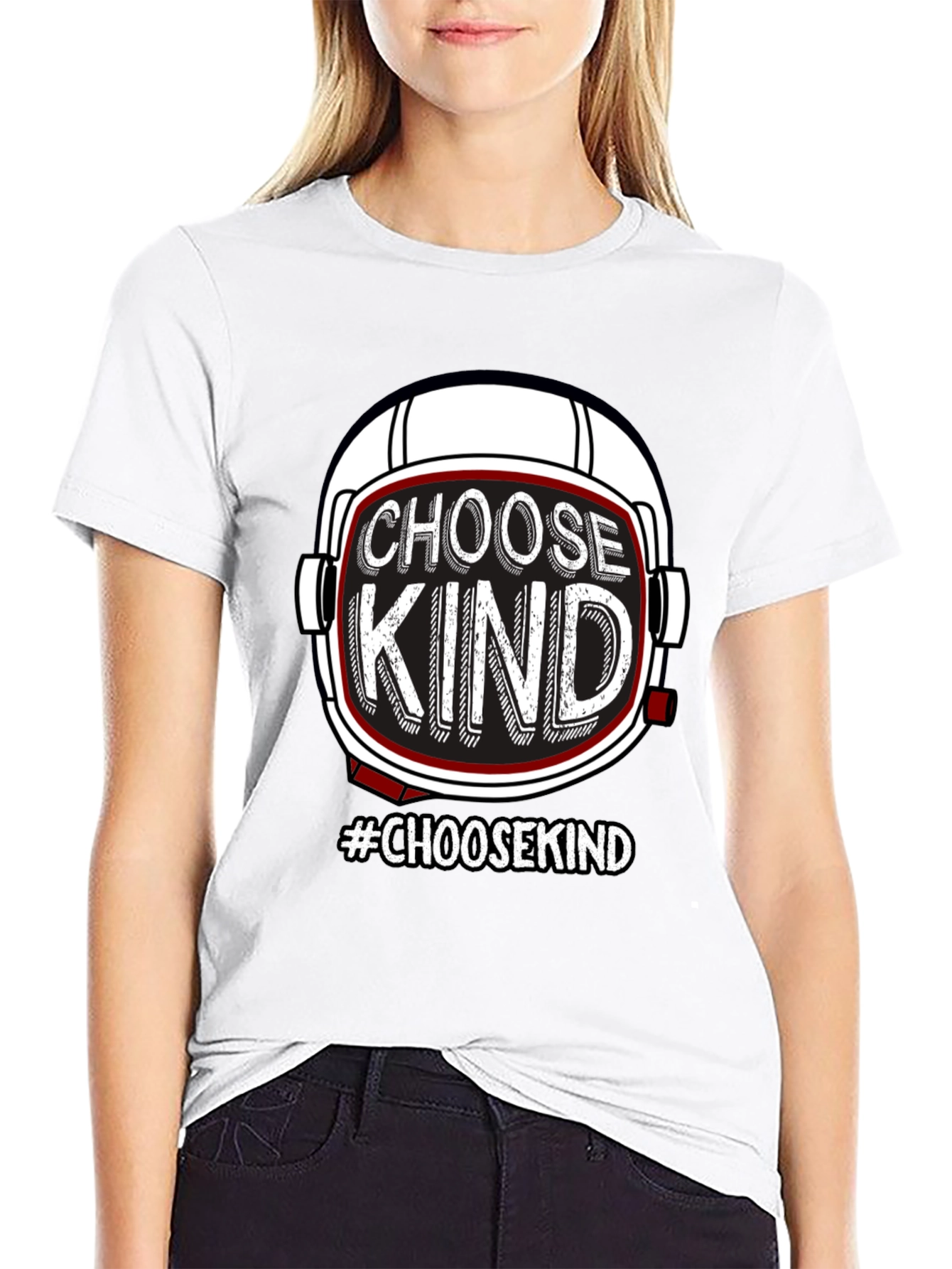 Choose Kind Helmet Graphic Tee - Unisex