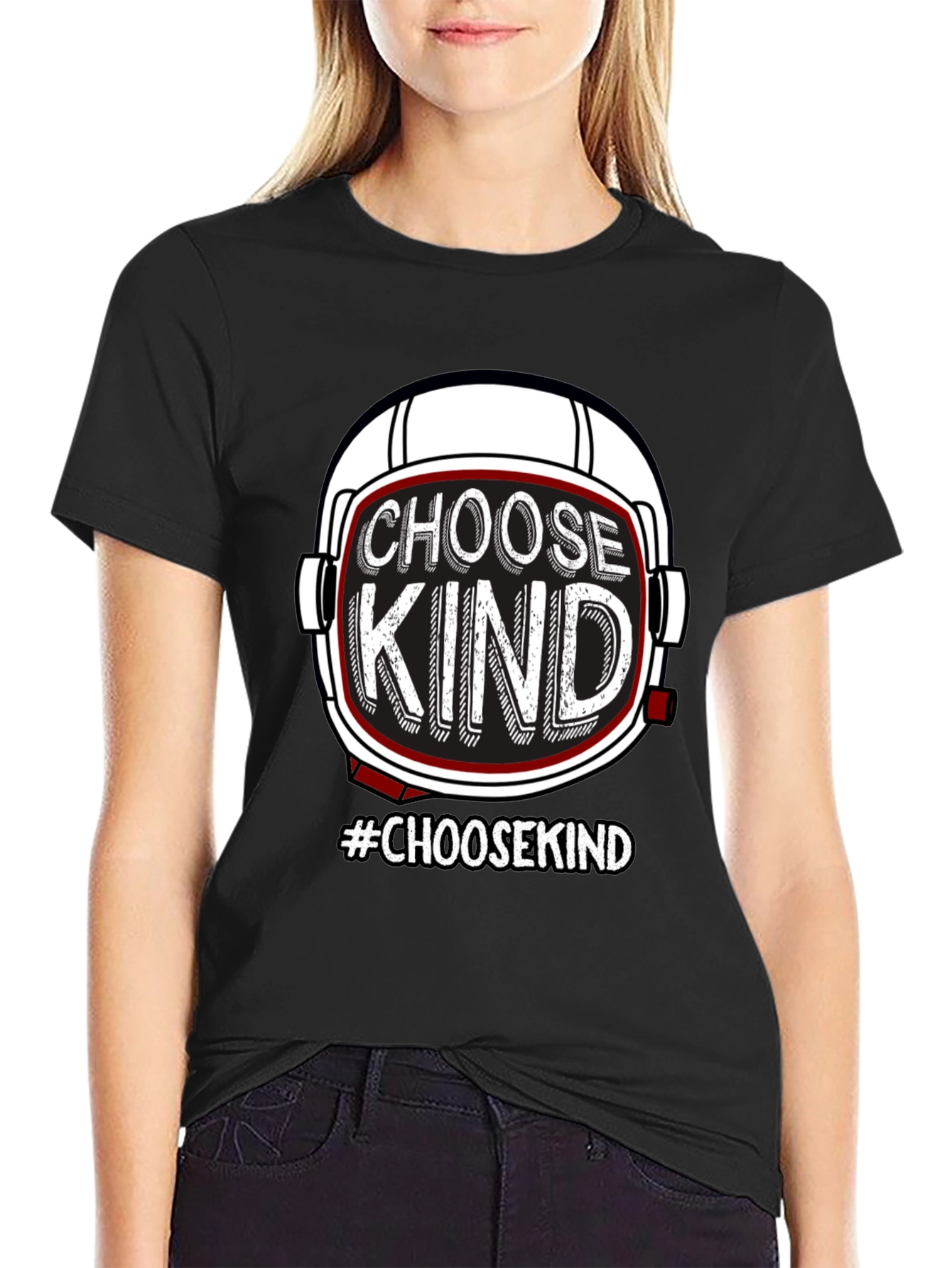 Choose Kind Helmet Graphic Tee - Unisex