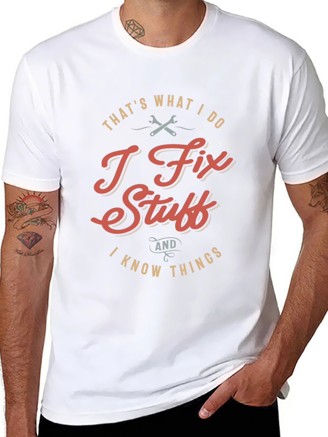 I Fix Stuff T-Shirt - Humorous Graphic Tee