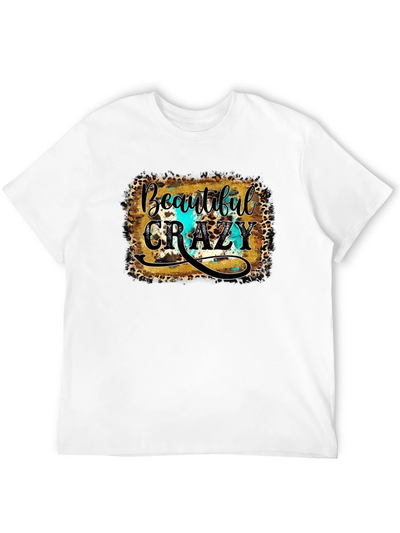 Beautiful Crazy Graphic Tee - Unisex Black T-Shirt