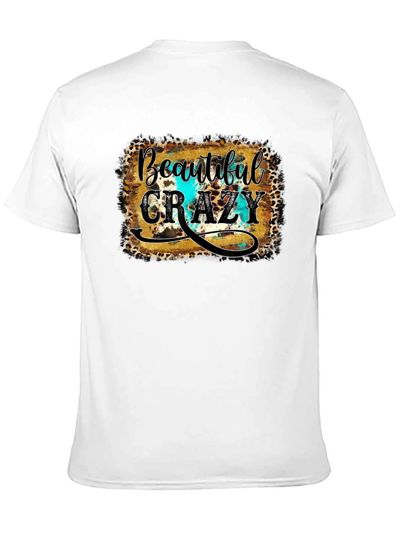 Beautiful Crazy Graphic Tee - Unisex Black T-Shirt
