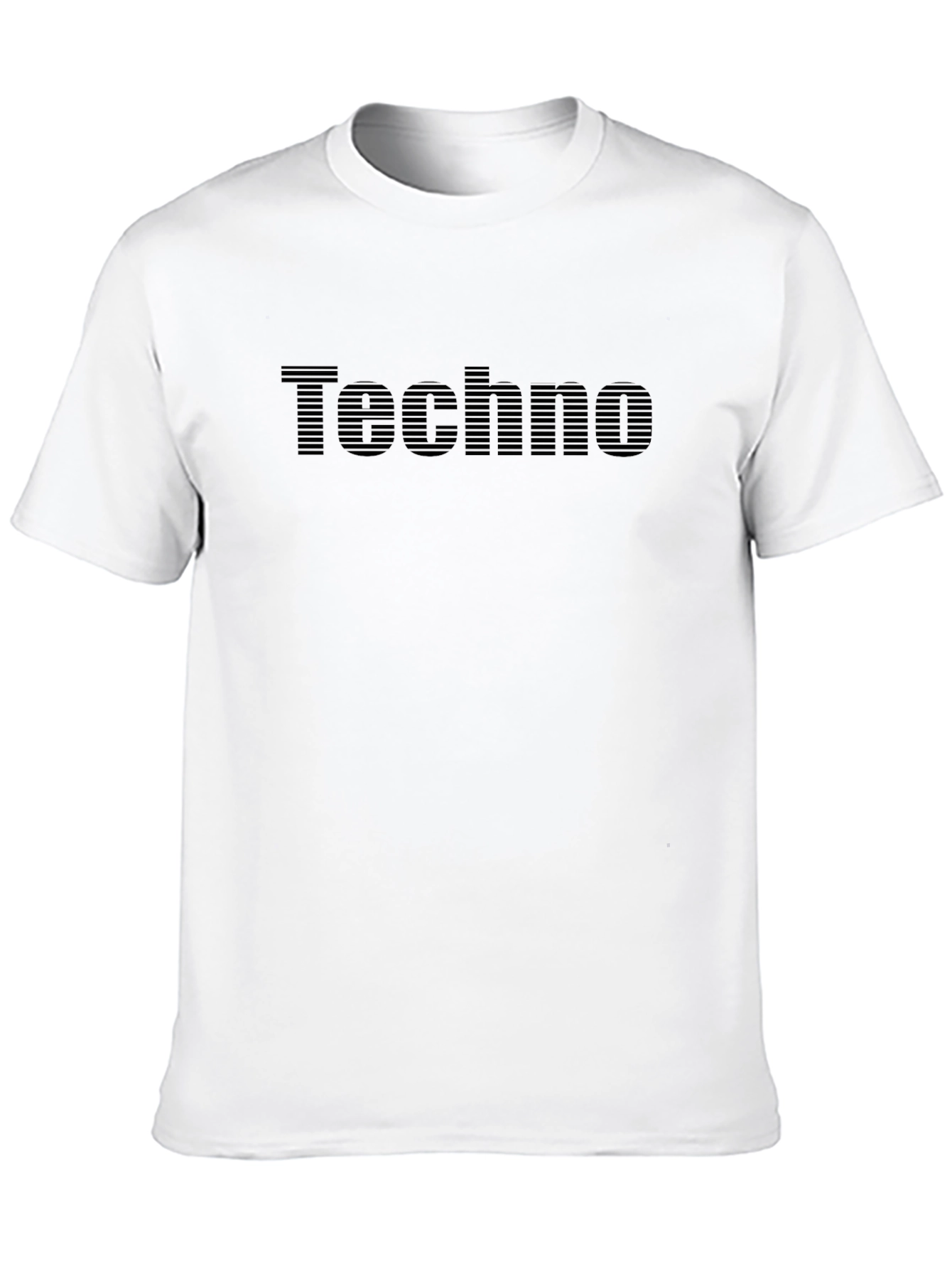 Black Techno T-Shirt - Urban Style