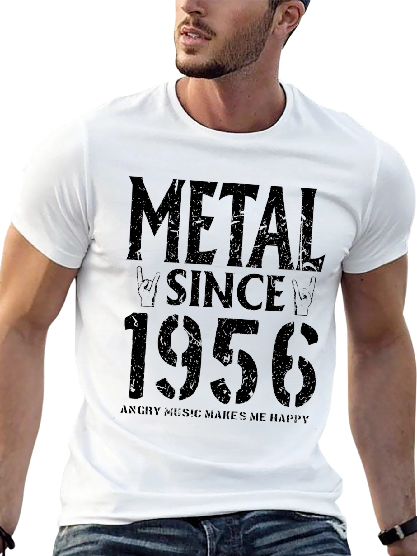 Metal Since 1956 Graphic Tee - Rock Music Shirt