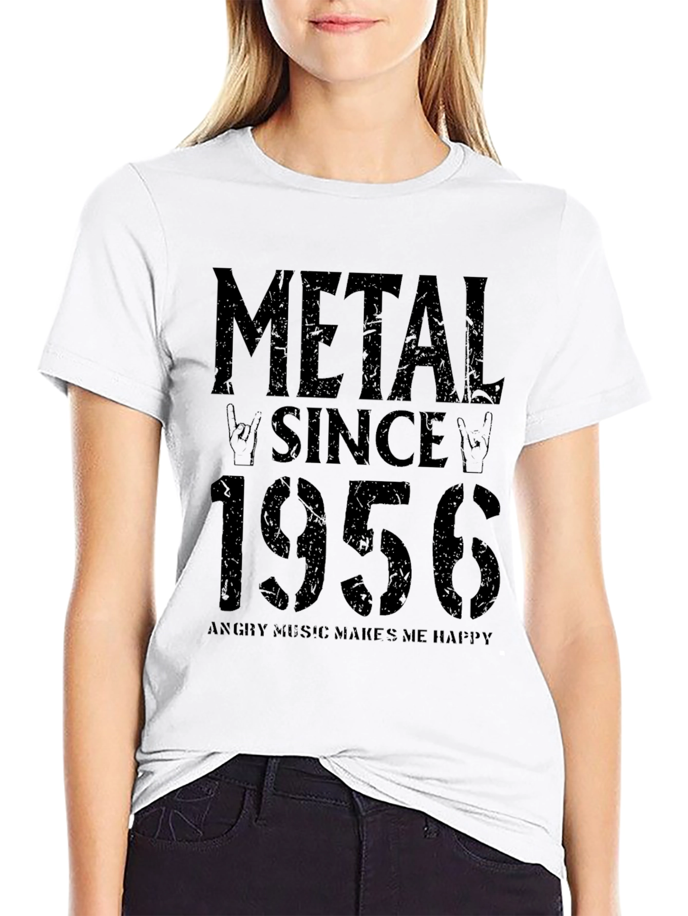 Metal Since 1956 Graphic Tee - Rock Music Shirt