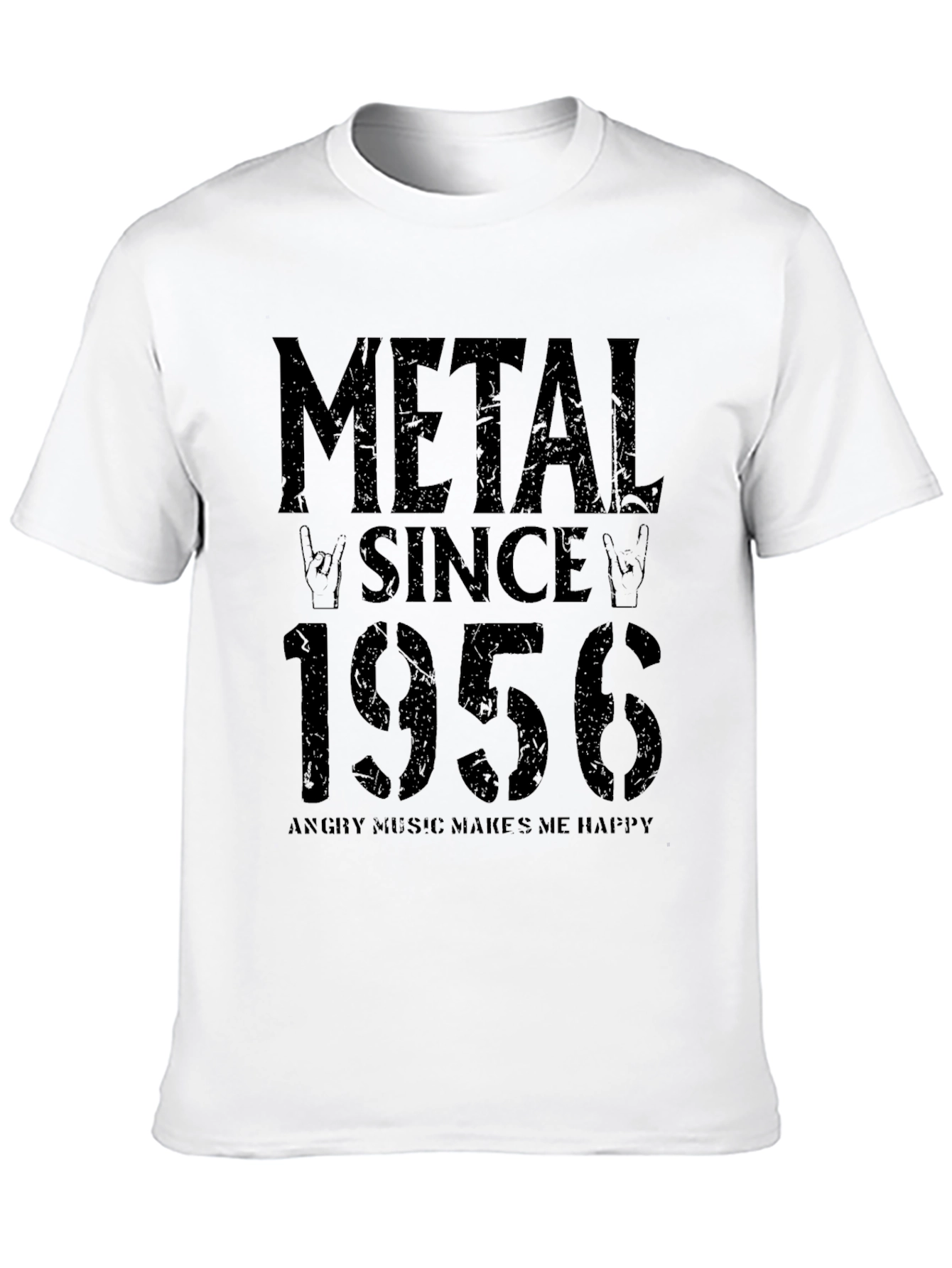 Metal Since 1956 Graphic Tee - Rock Music Shirt