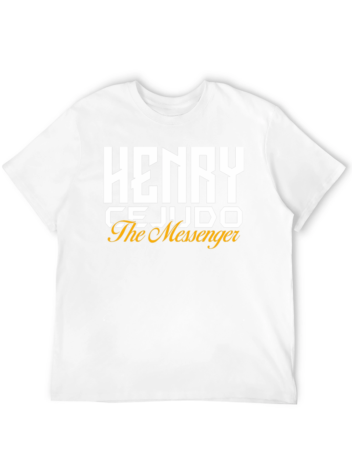 Henry Cejudo The Messenger Black T-Shirt