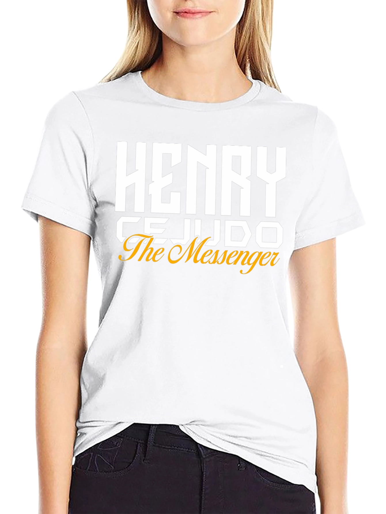 Henry Cejudo The Messenger Black T-Shirt