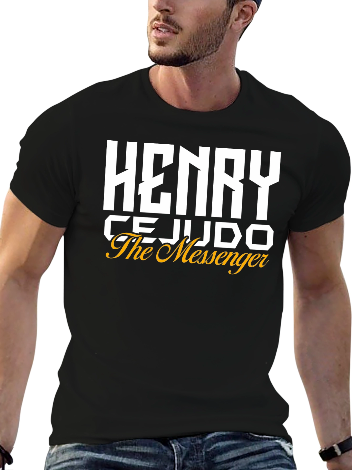 Henry Cejudo The Messenger Black T-Shirt
