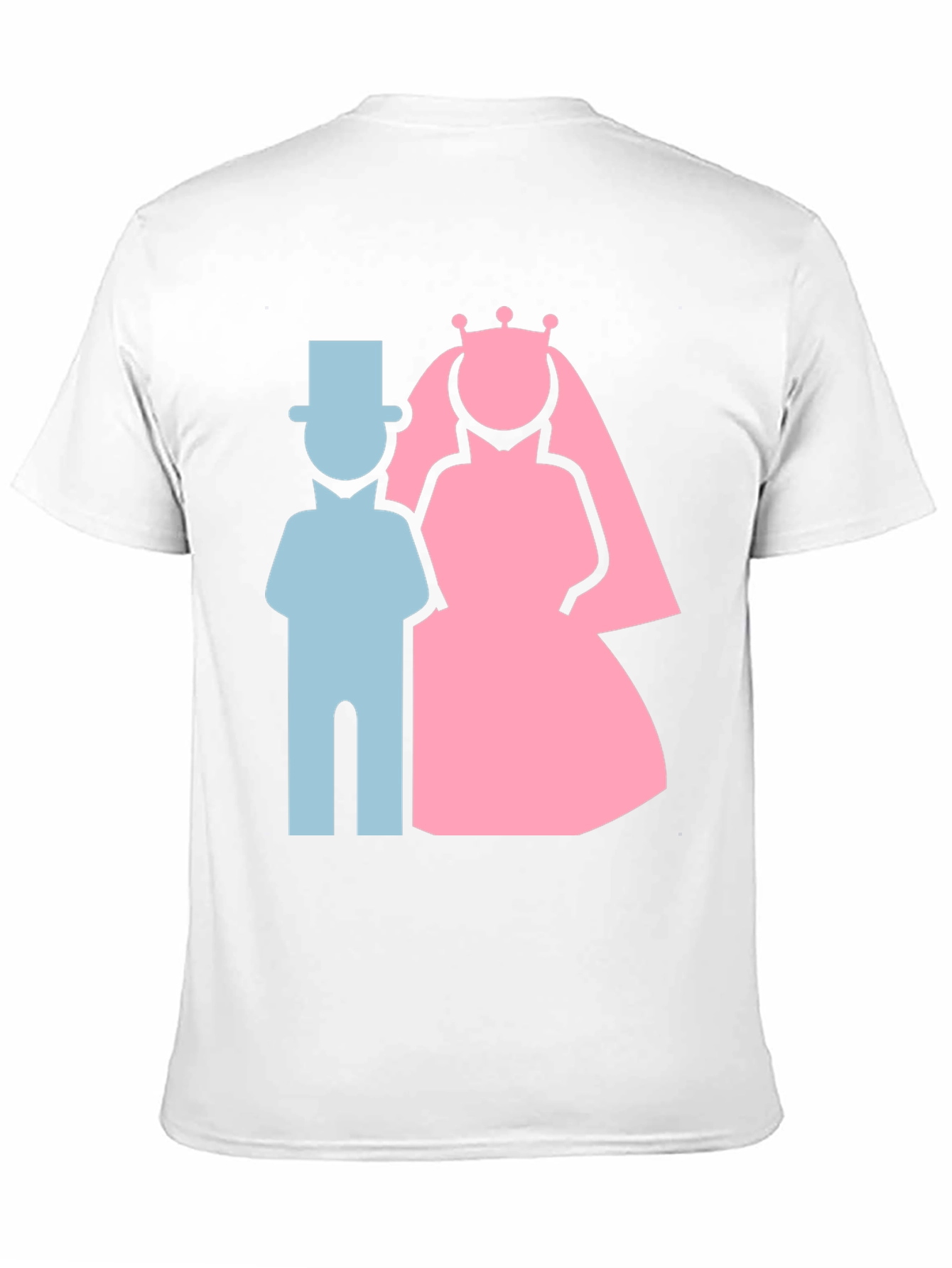 Bride and Groom Graphic T-Shirt - Wedding Couple Tee