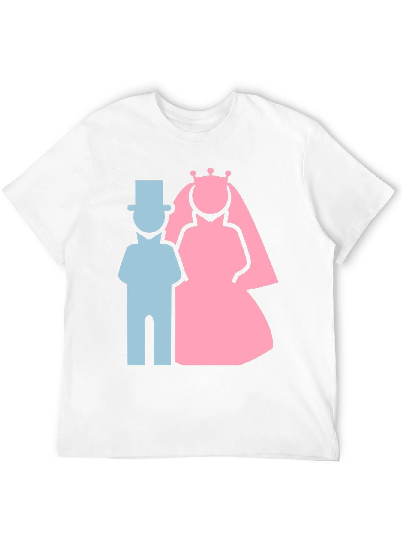 Bride and Groom Graphic T-Shirt - Wedding Couple Tee
