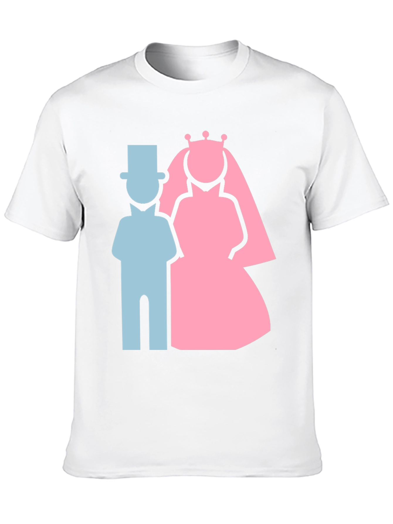 Bride and Groom Graphic T-Shirt - Wedding Couple Tee
