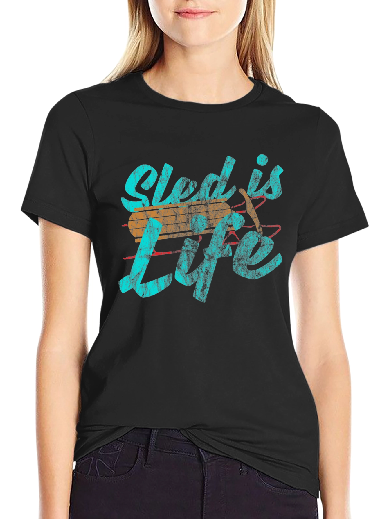 Sled is Life Graphic Tee