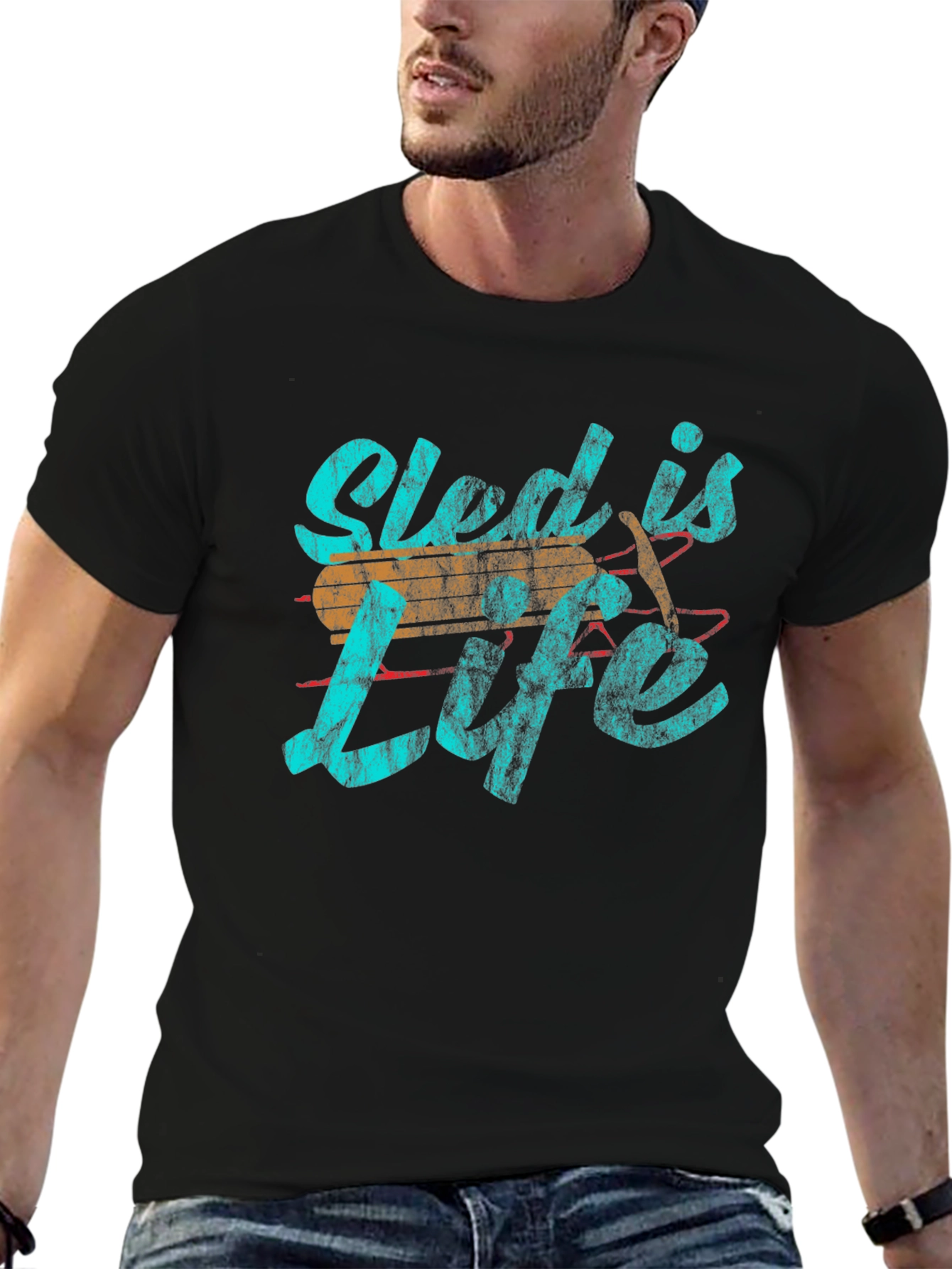 Sled is Life Graphic Tee