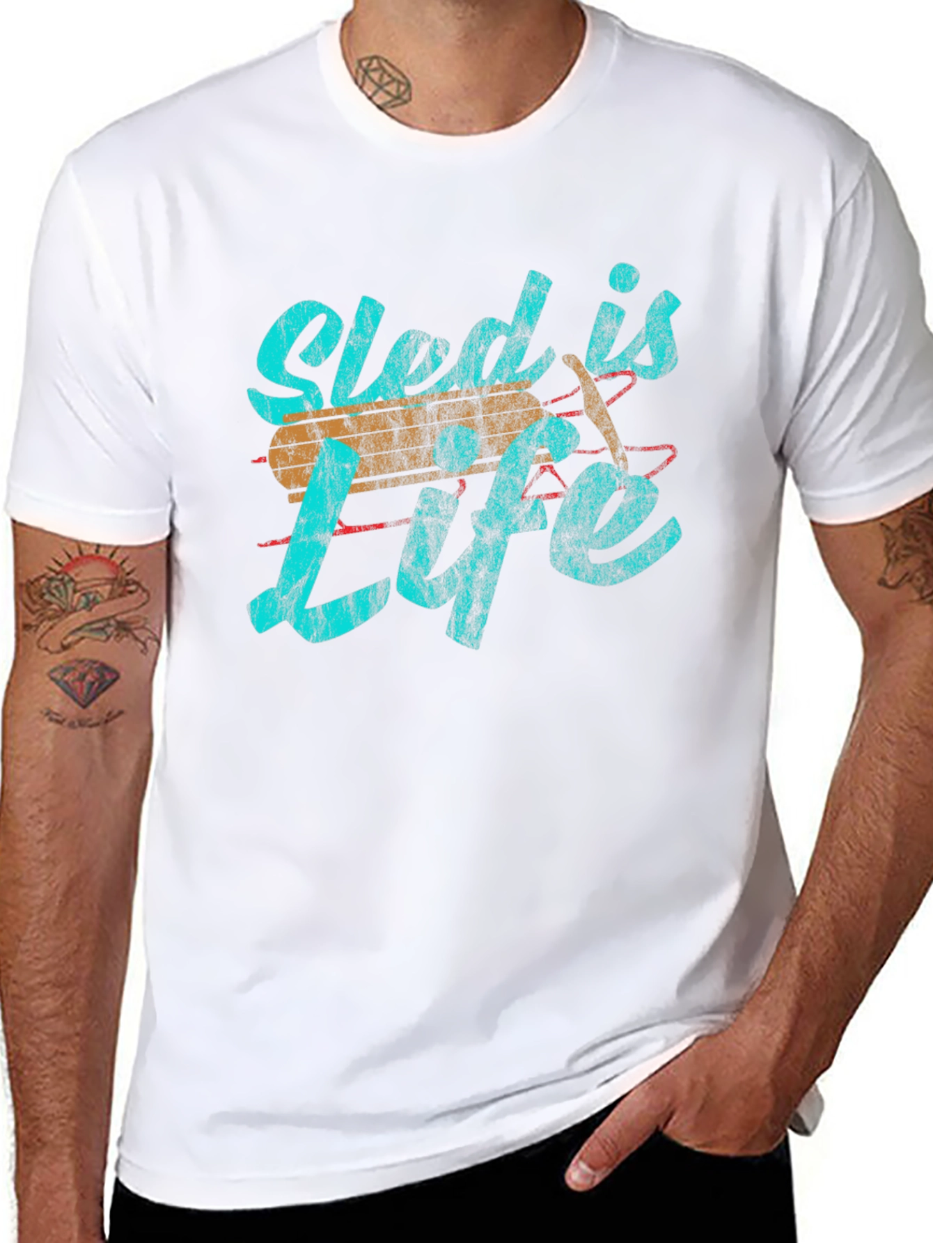 Sled is Life Graphic Tee