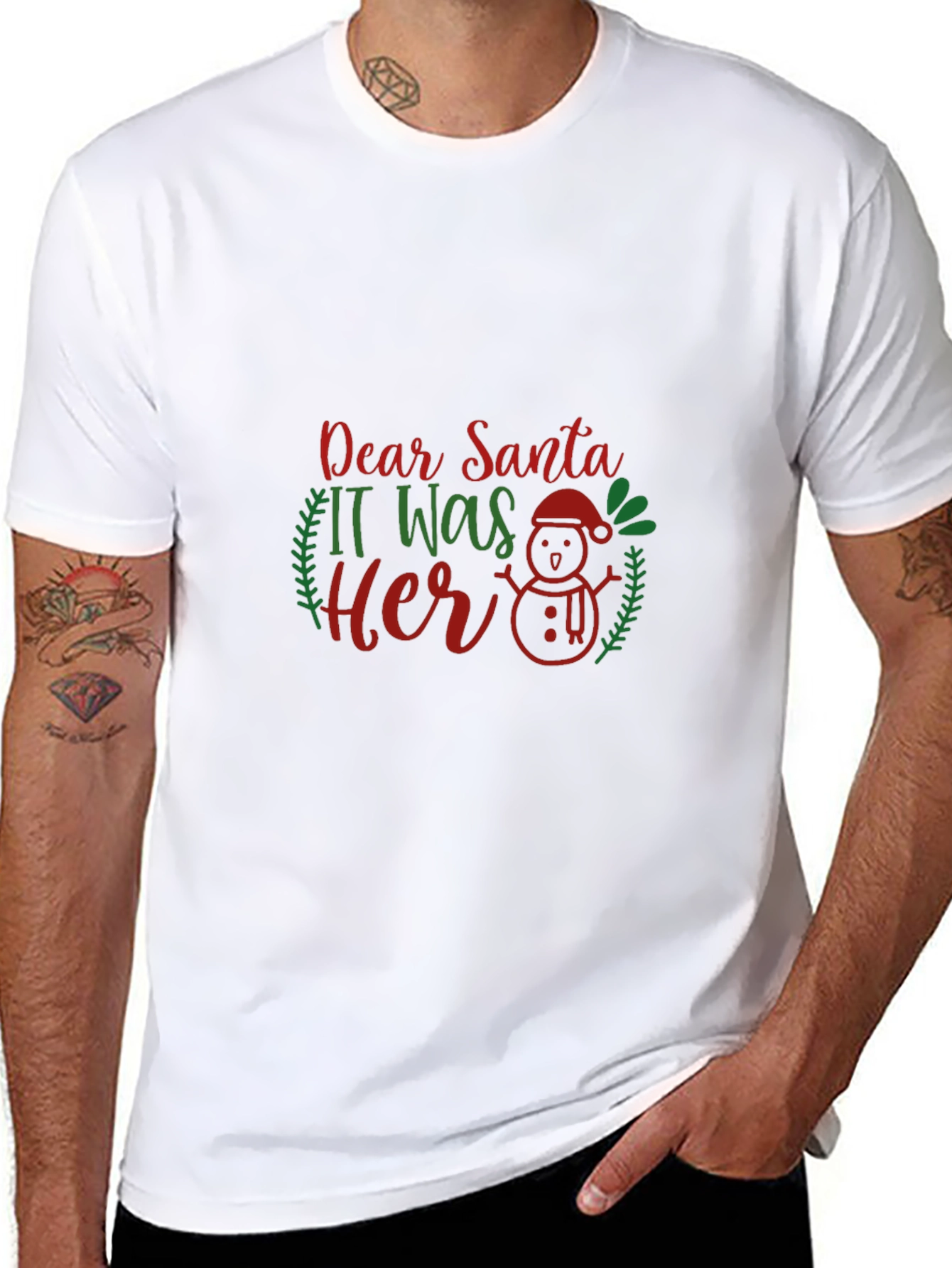 Dear Santa It Was Her Christmas T-Shirt