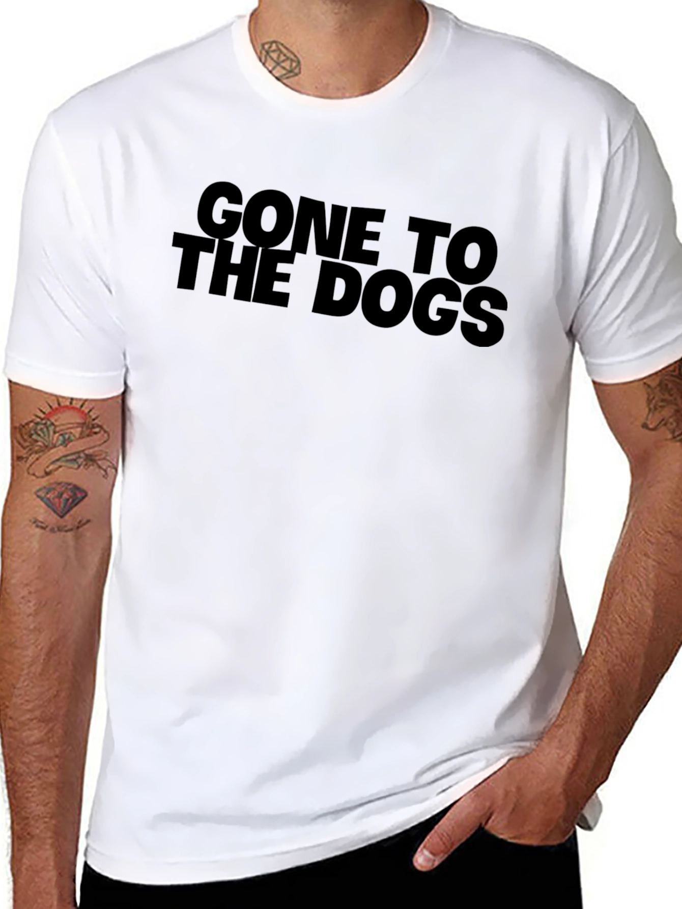Gone To The Dogs Graphic T-Shirt