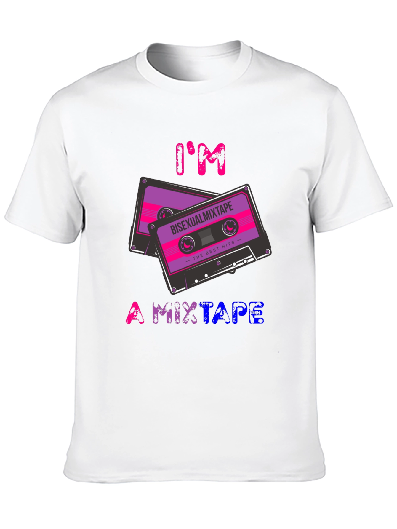 Bisexual Mixtape T-Shirt - LGBTQ Pride