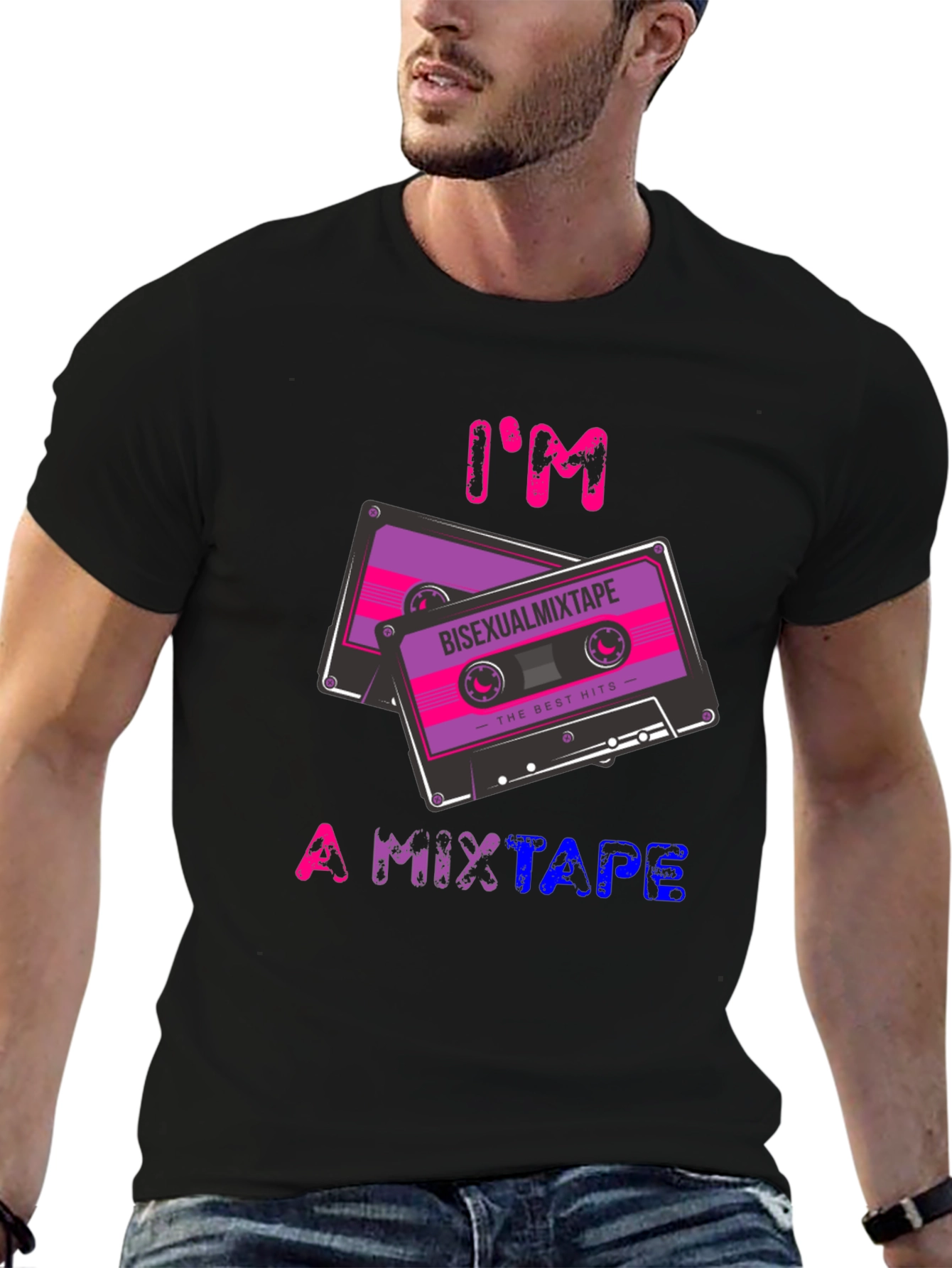 Bisexual Mixtape T-Shirt - LGBTQ Pride