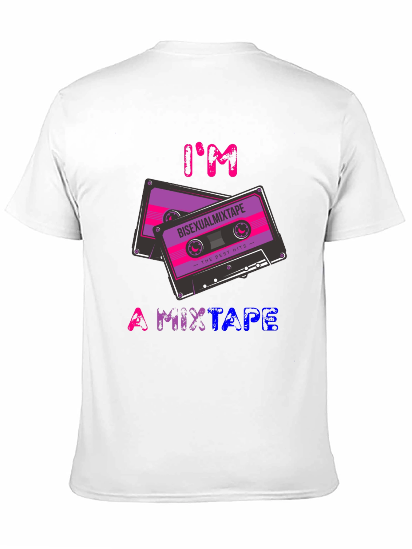 Bisexual Mixtape T-Shirt - LGBTQ Pride