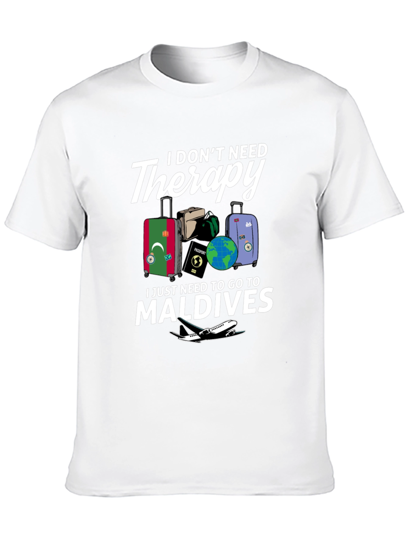 Maldives Therapy Graphic T-Shirt: Vacation Ready Tee