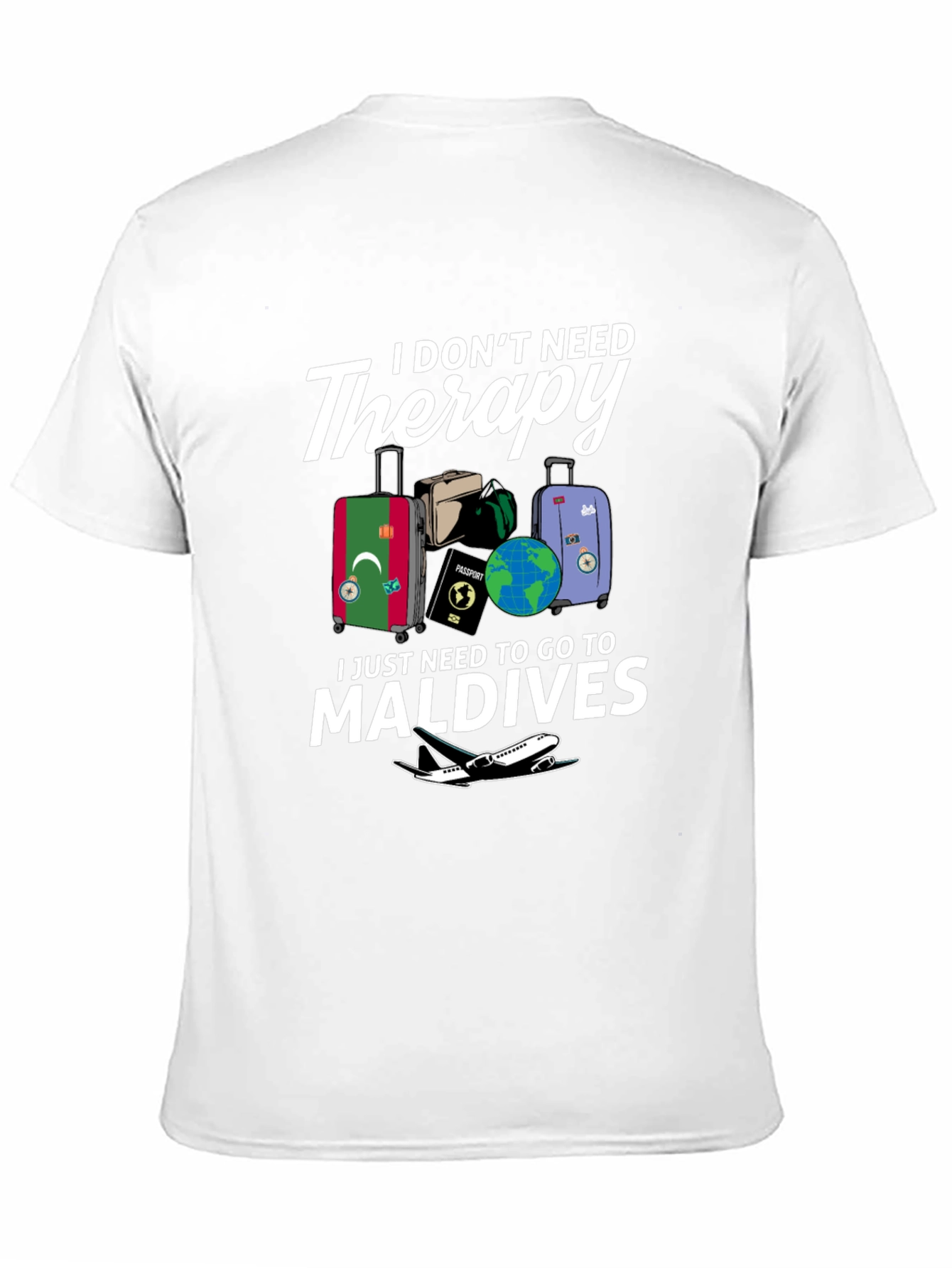 Maldives Therapy Graphic T-Shirt: Vacation Ready Tee