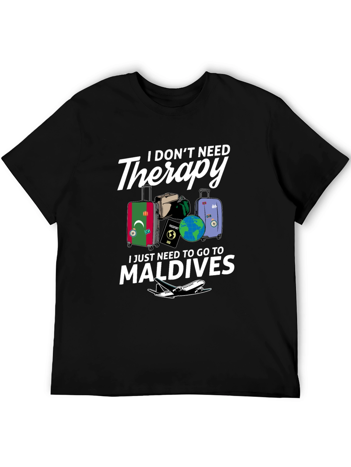 Maldives Therapy Graphic T-Shirt: Vacation Ready Tee