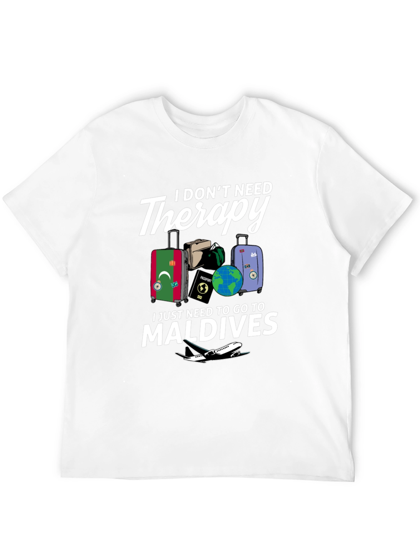 Maldives Therapy Graphic T-Shirt: Vacation Ready Tee