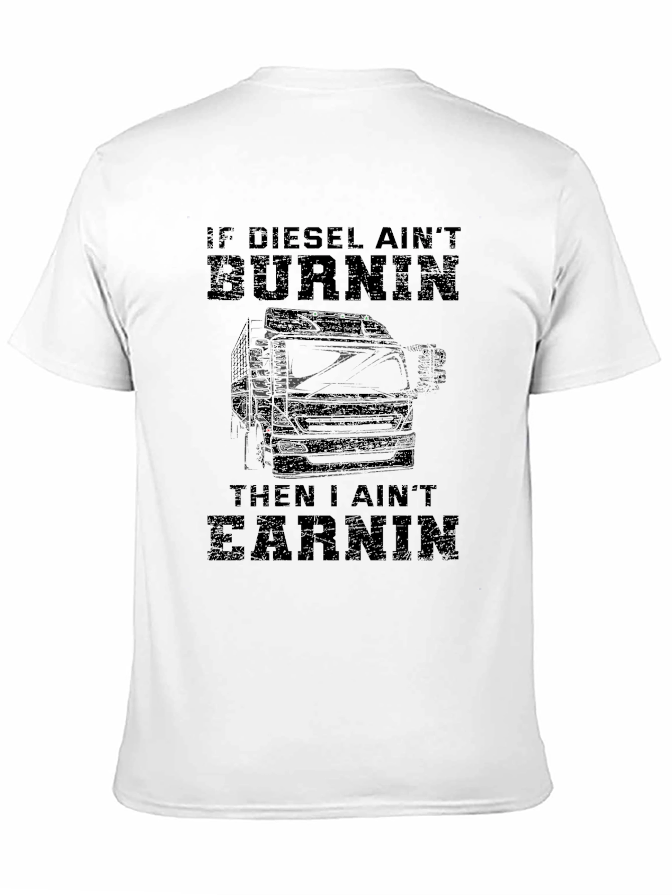 Diesel Burnin T-Shirt - Trucker Style Tee
