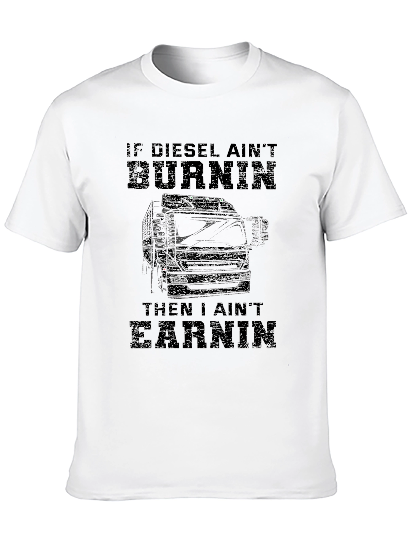 Diesel Burnin T-Shirt - Trucker Style Tee