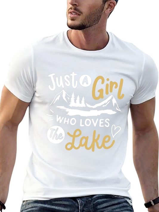 Lake Lover T-Shirt - Just A Girl Who Loves The Lake