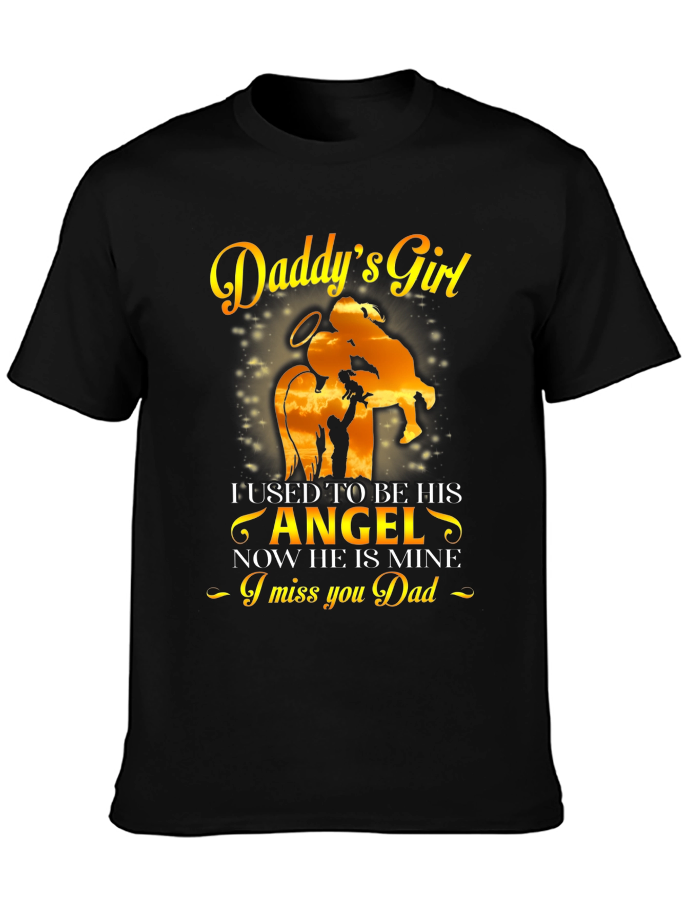 Daddys Girl Memorial T-Shirt - Remembrance Gift