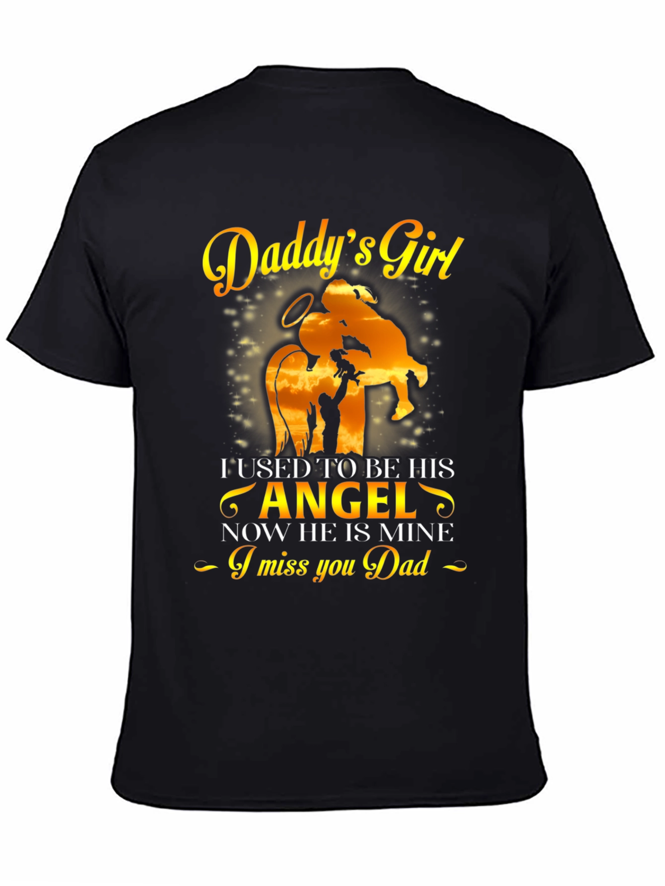Daddys Girl Memorial T-Shirt - Remembrance Gift