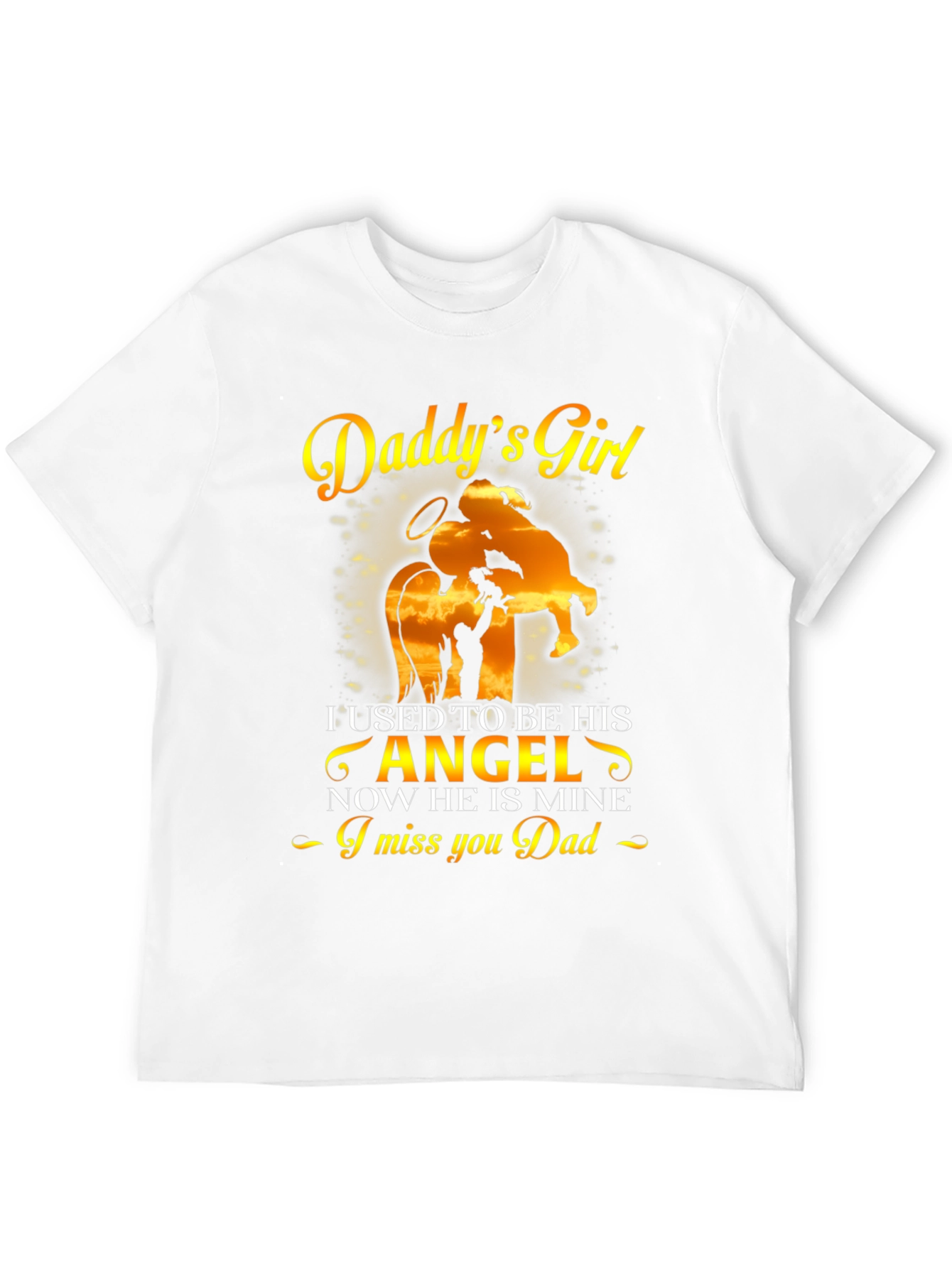 Daddys Girl Memorial T-Shirt - Remembrance Gift