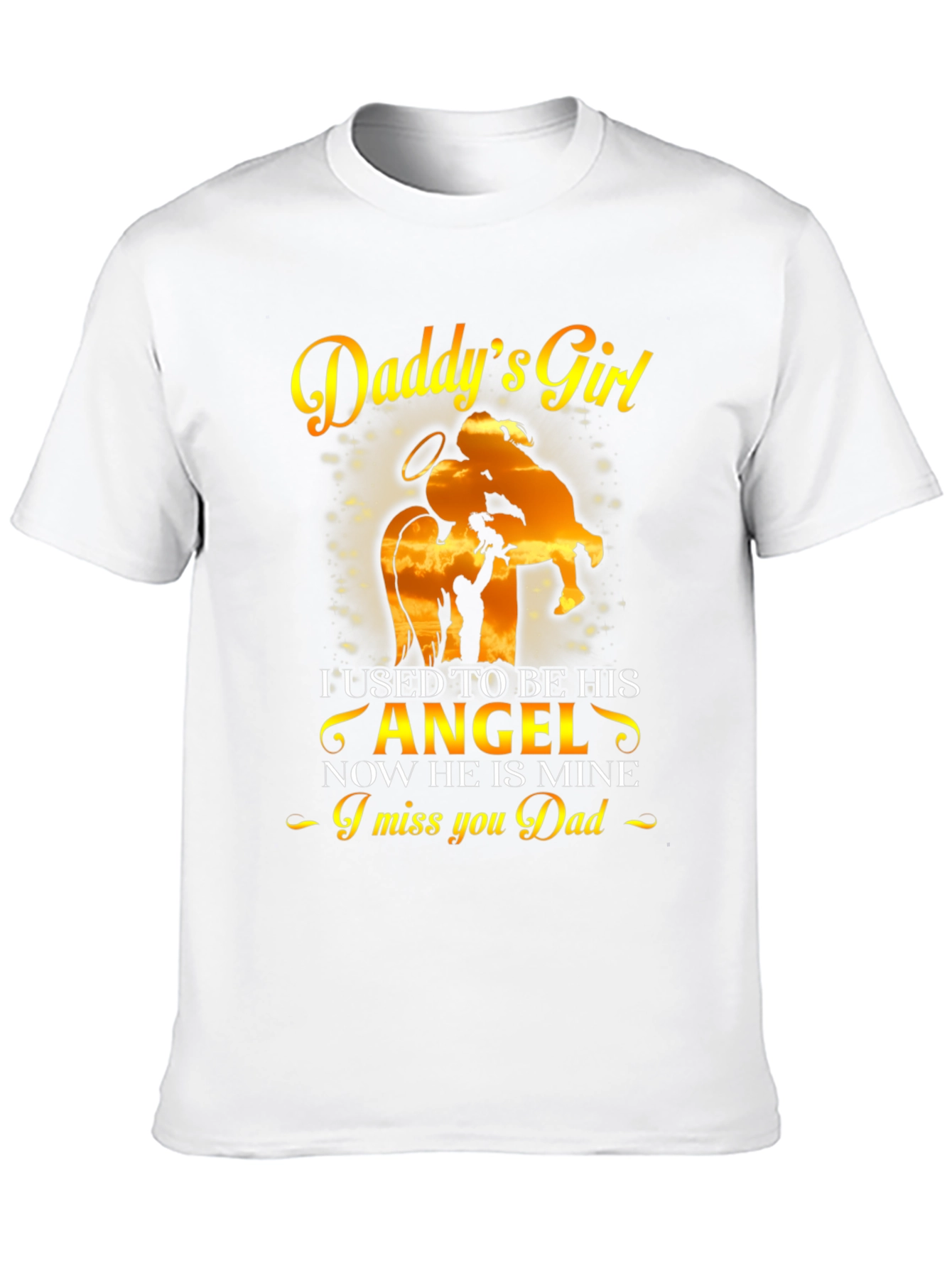Daddys Girl Memorial T-Shirt - Remembrance Gift