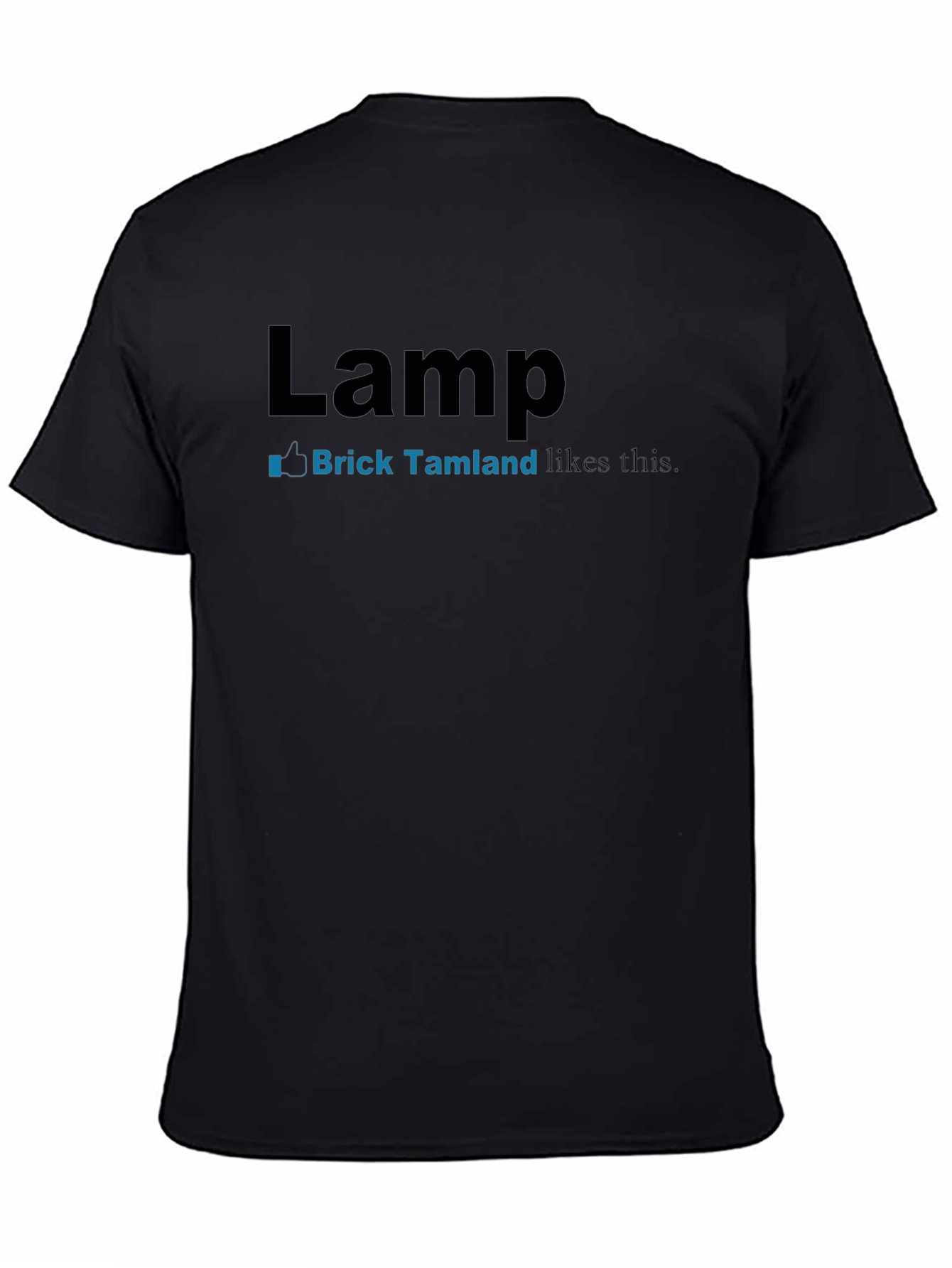 Lamp Likes This T-Shirt - Black