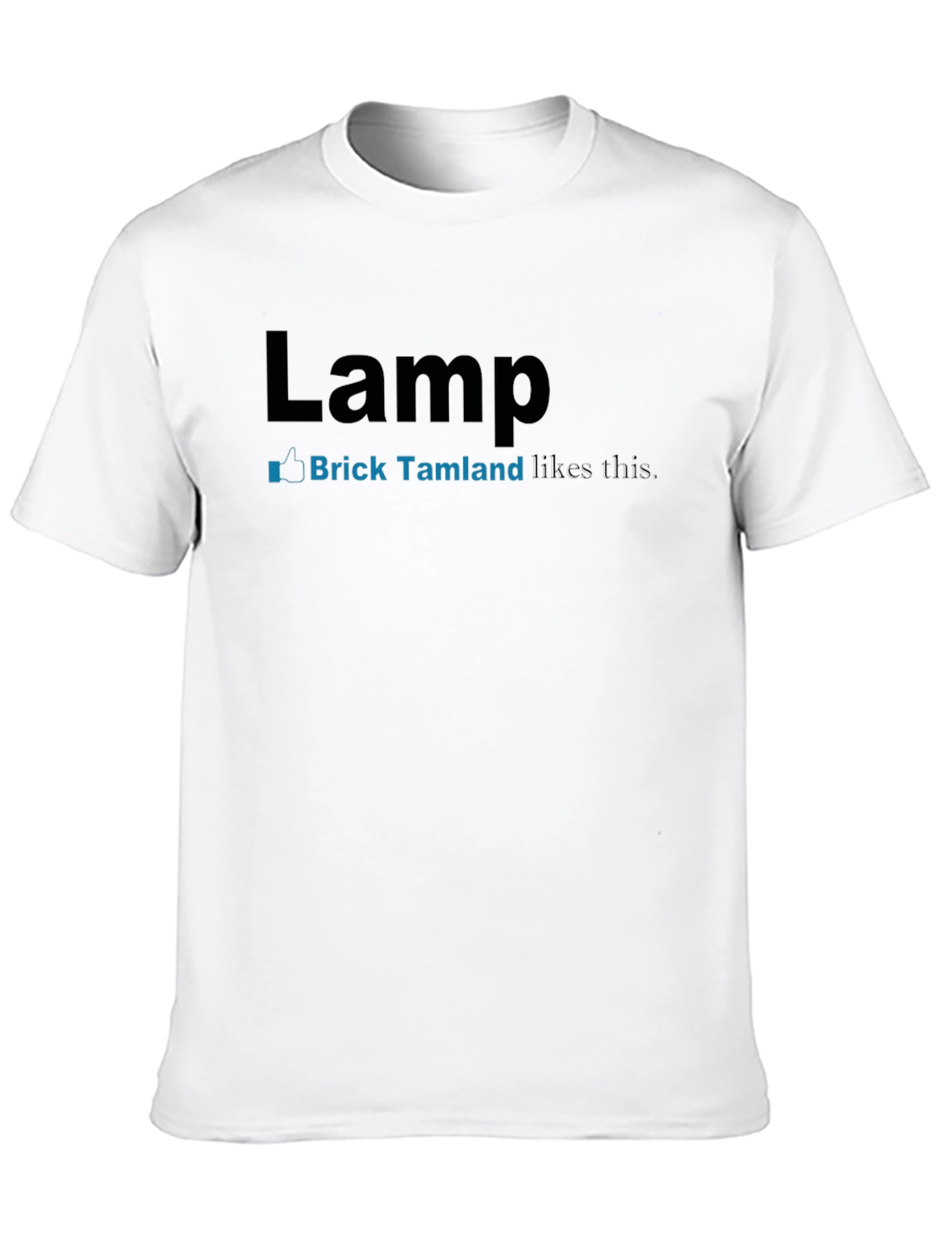 Lamp Likes This T-Shirt - Black