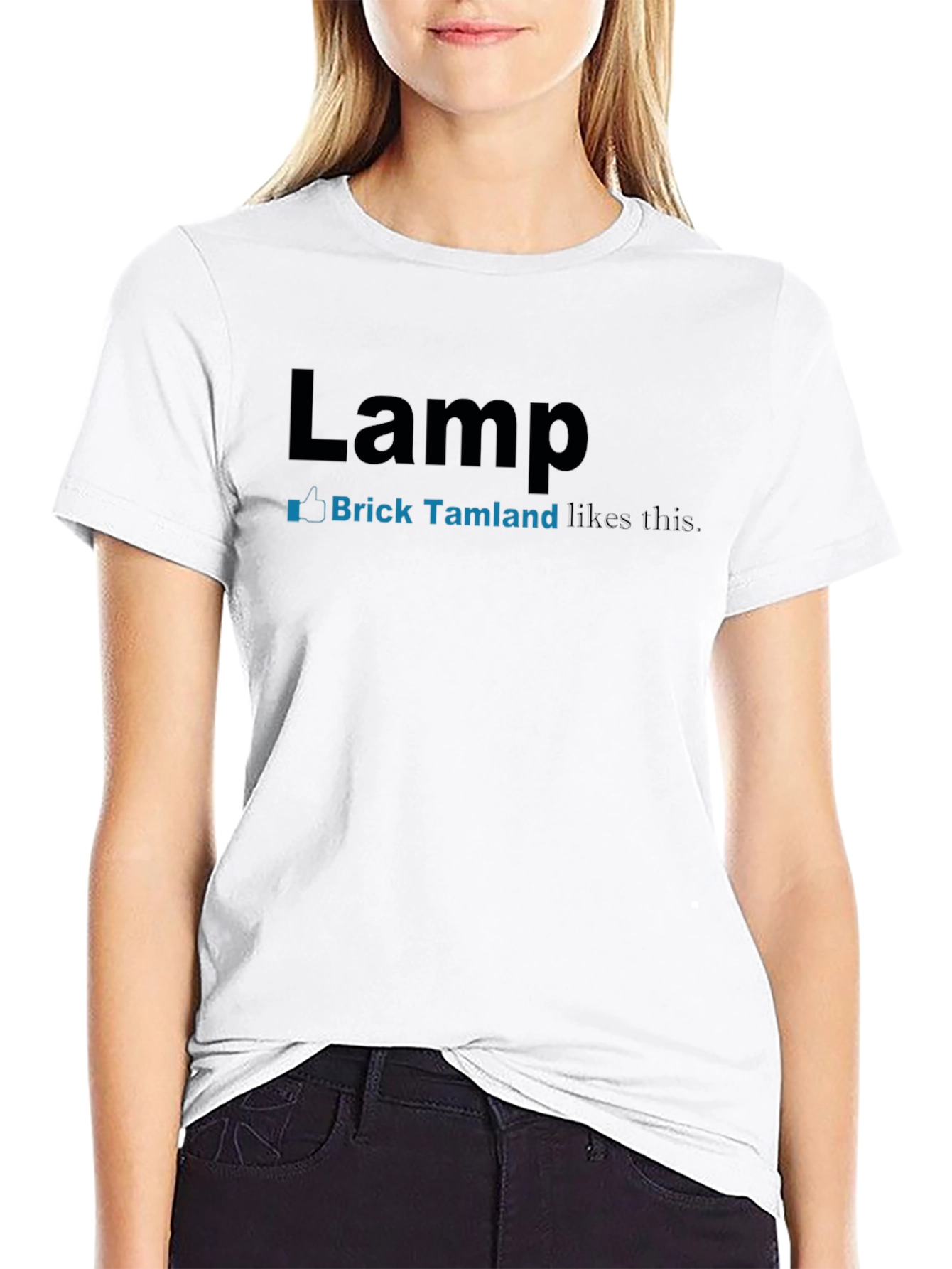 Lamp Likes This T-Shirt - Black