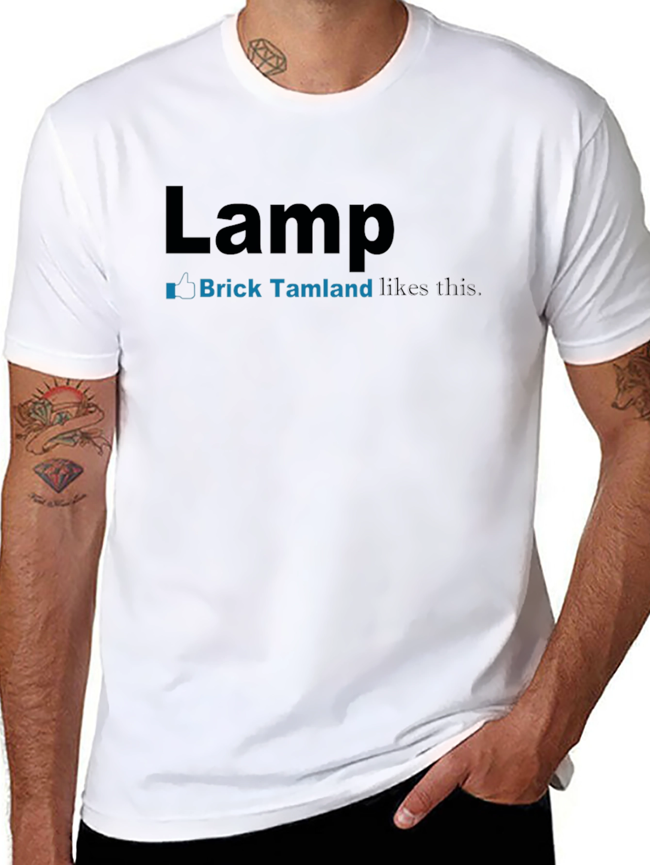 Lamp Likes This T-Shirt - Black