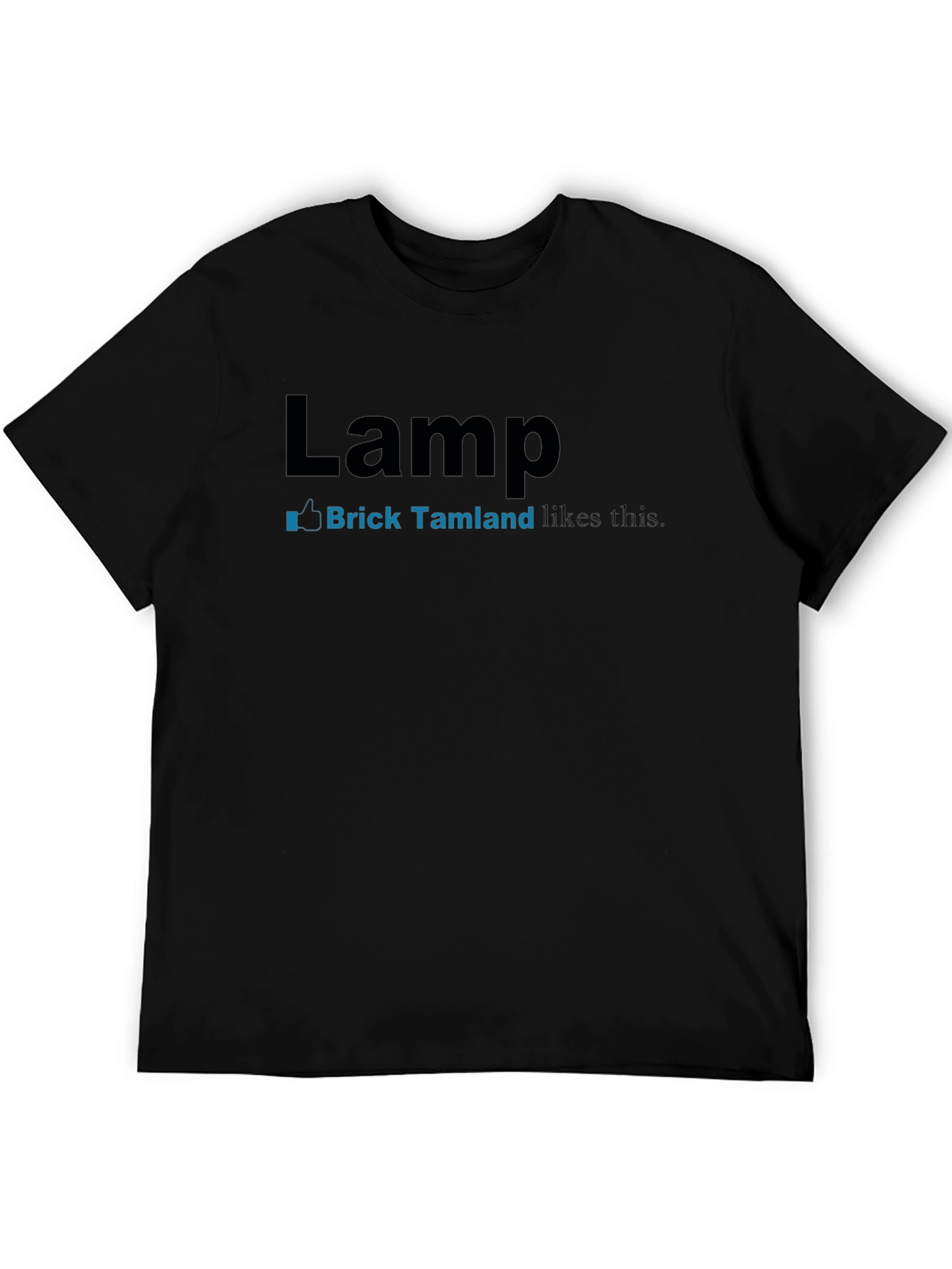 Lamp Likes This T-Shirt - Black