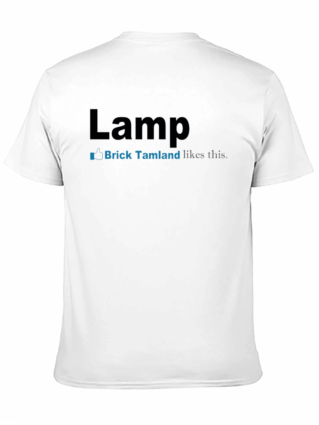 Lamp Likes This T-Shirt - Black