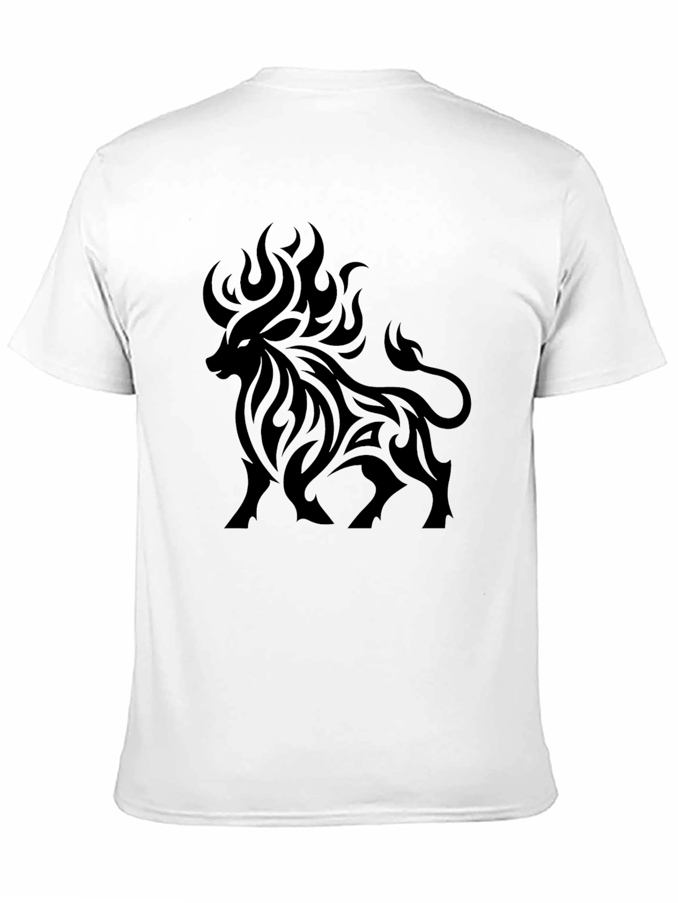 Mens Black Bull Graphic Tee - Stylish Casual Wear