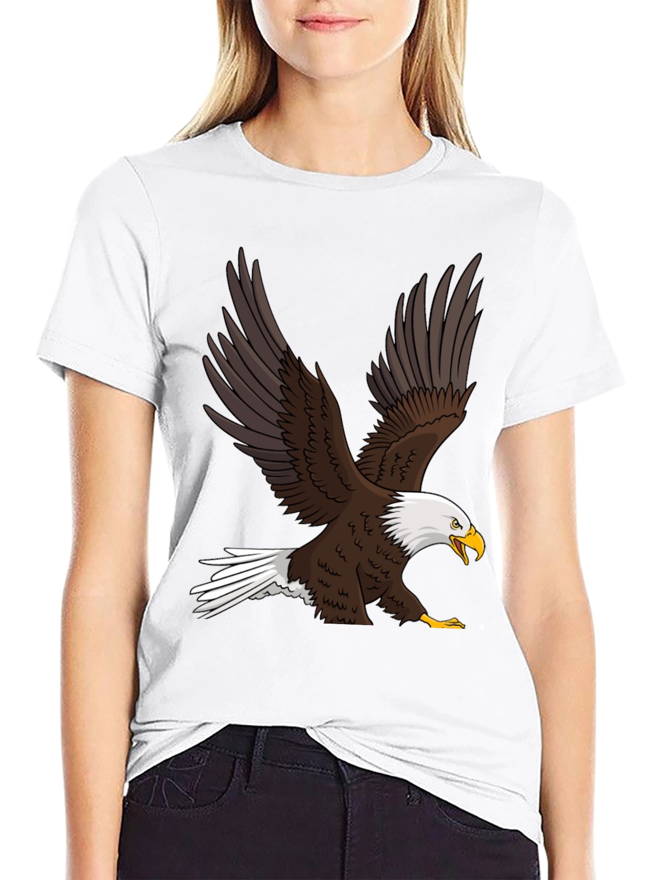 Eagle Graphic Tee - Mens Black T-Shirt