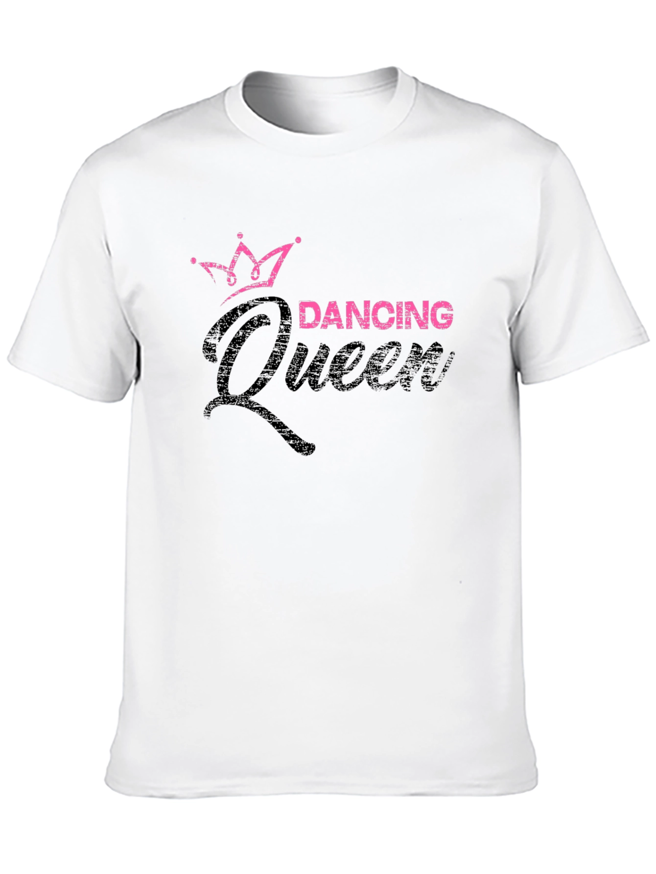 Dancing Queen Black T-Shirt - Fun Graphic Tee