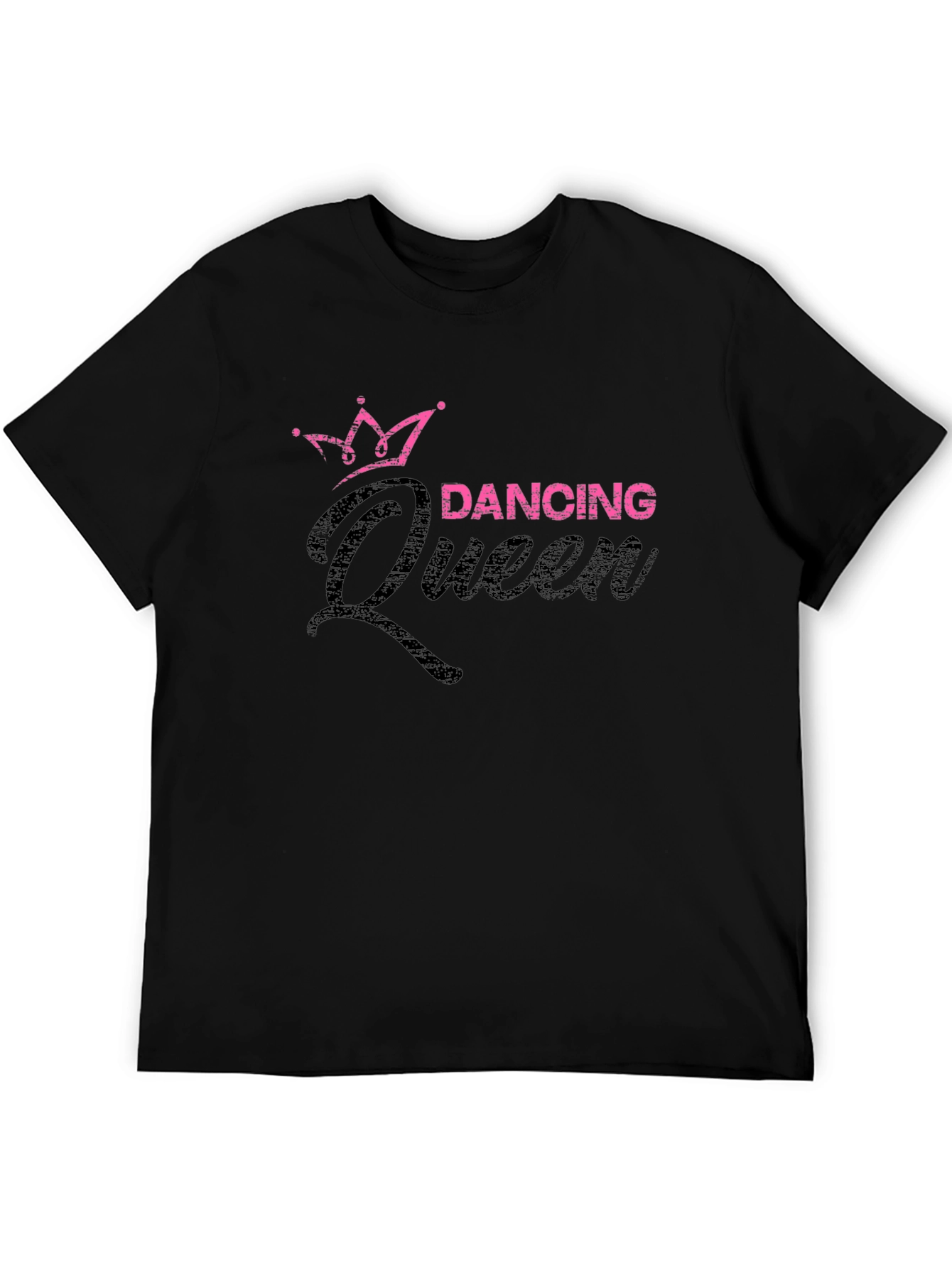Dancing Queen Black T-Shirt - Fun Graphic Tee