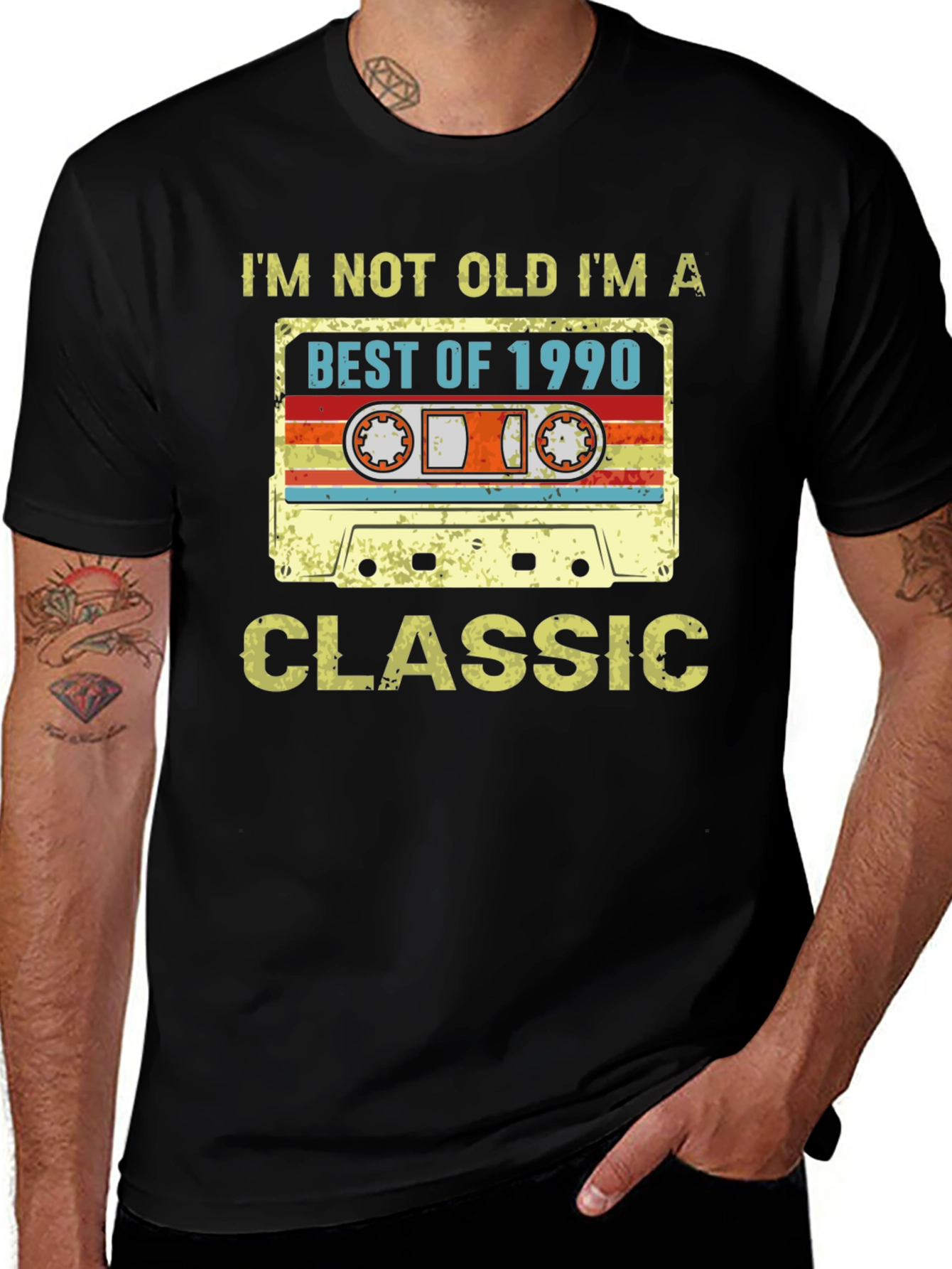 Best of 1990 Cassette Tape Graphic T-Shirt