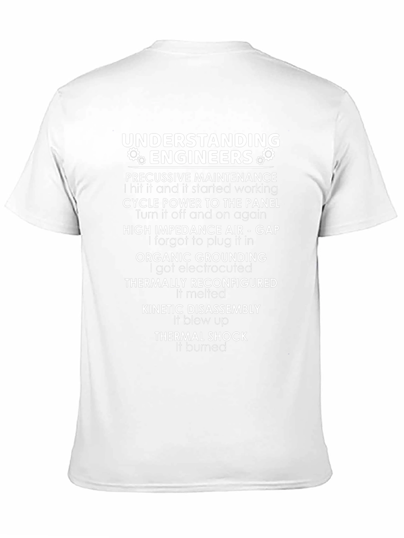 Understanding Engineers Black Graphic T-Shirt